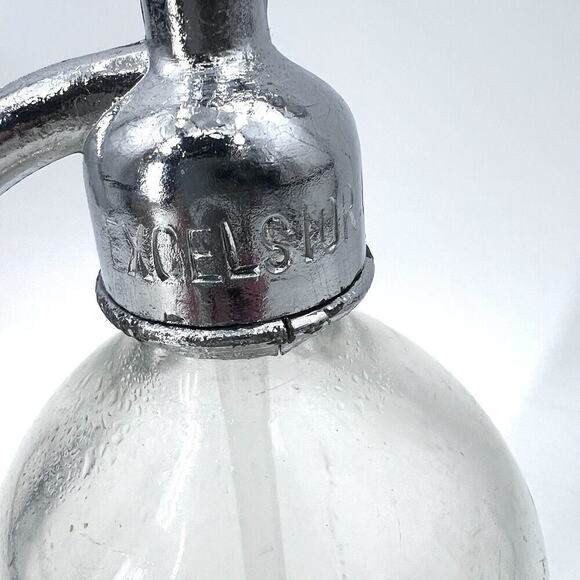 Rare Vintage Sam Kalodny Brooklyn NY Glass Soda Water Siphon Bottle - Picture 7 of 7